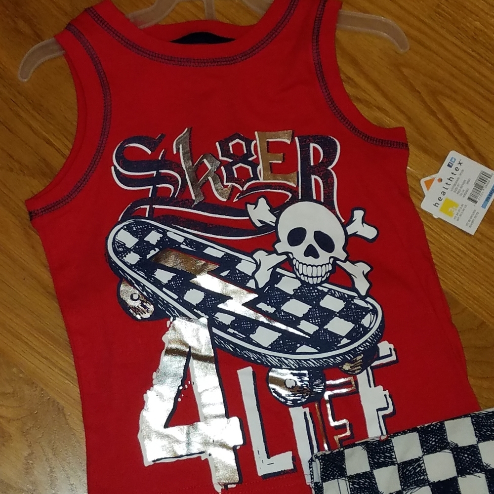 Healthtex Sk8ter Short Set 24M, 3T NWT